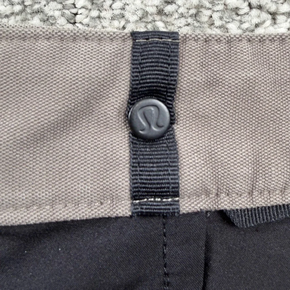Lululemon ABC Pants Mens 31*Grey Brown Slim Canvas Fit‎ 5-Pocket Trousers